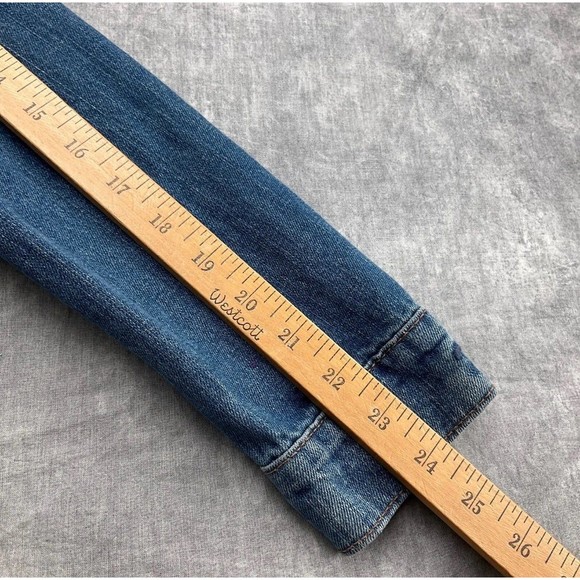 Levis Jacket Women Small Blue Fade Stonewash Cotton Trucker PC9-46780-0001 - Picture 8 of 11